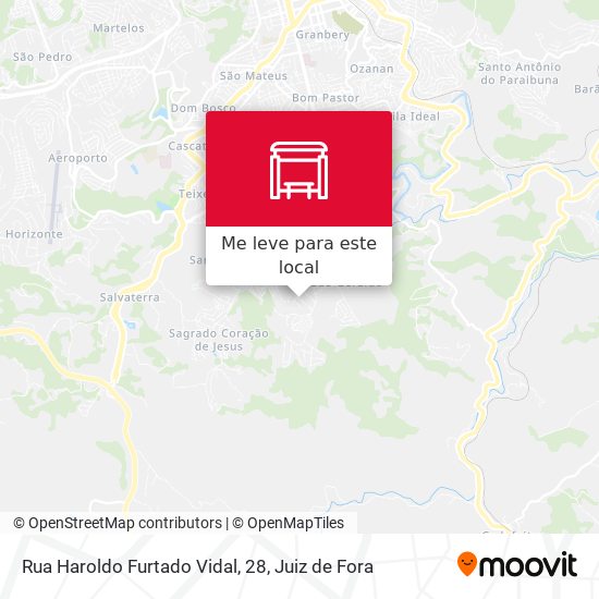 Rua Haroldo Furtado Vidal, 28 mapa