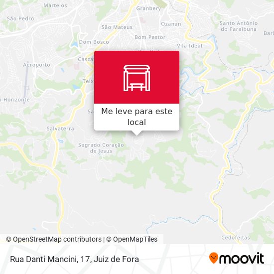 Rua Danti Mancini, 17 mapa