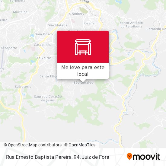 Rua Ernesto Baptista Pereira, 94 mapa