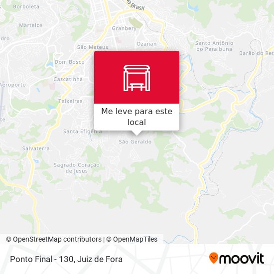 Ponto Final - 130 mapa
