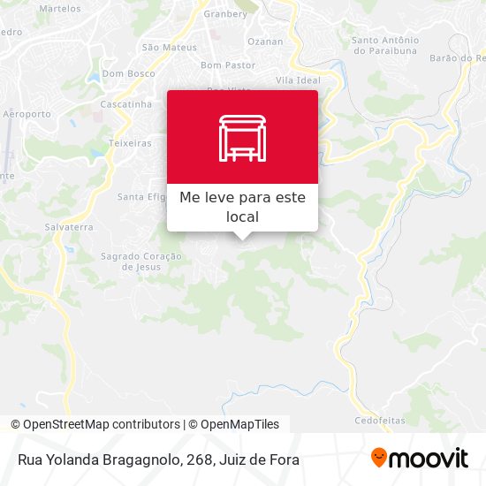 Rua Yolanda Bragagnolo, 268 mapa