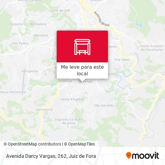 Avenida Darcy Vargas, 262 mapa