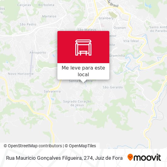 Rua Maurício Gonçalves Filgueira, 274 mapa
