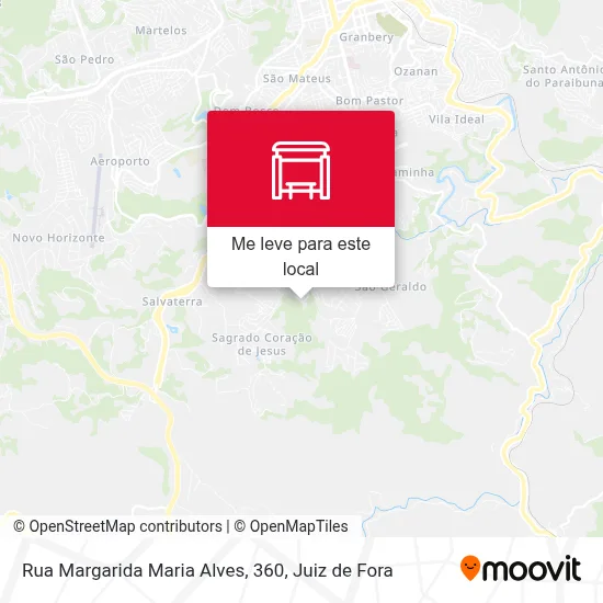 Rua Margarida Maria Alves, 360 mapa