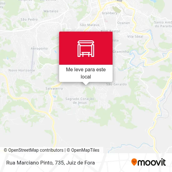 Rua Marciano Pinto, 735 mapa