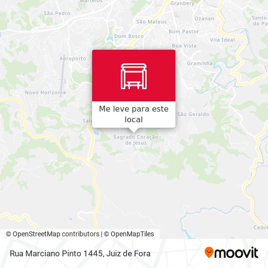 Rua Marciano Pinto 1445 mapa