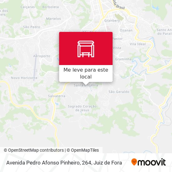 Avenida Pedro Afonso Pinheiro, 264 mapa