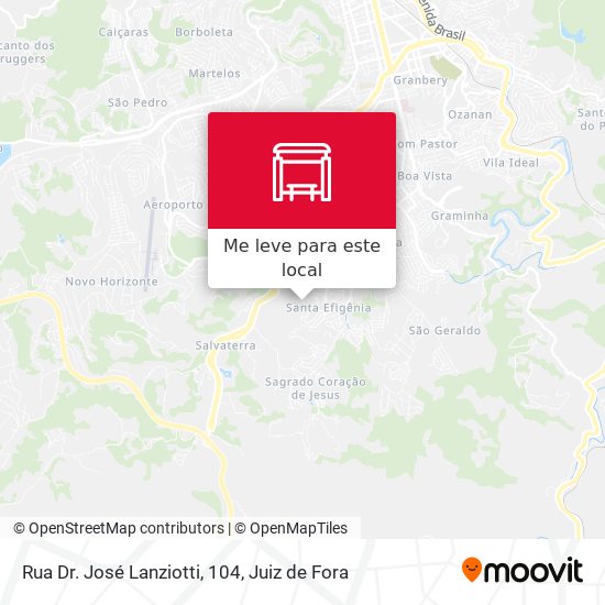 Rua Dr. José Lanziotti, 104 mapa