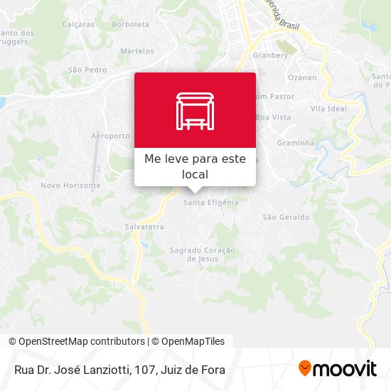 Rua Dr. José Lanziotti, 107 mapa