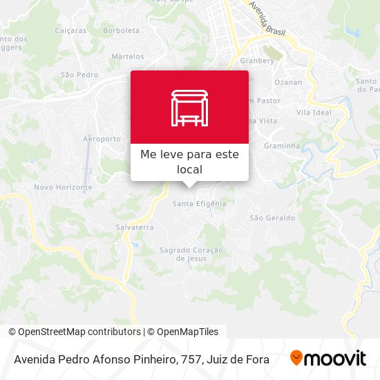 Avenida Pedro Afonso Pinheiro, 757 mapa