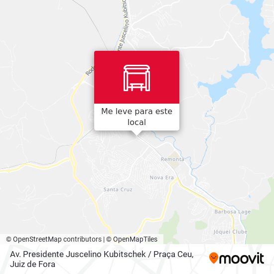 Av. Presidente Juscelino Kubitschek / Praça Ceu mapa