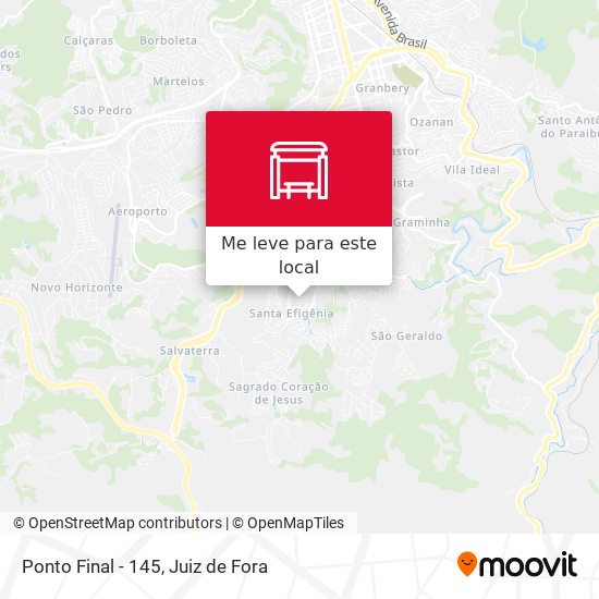 Ponto Final - 145 mapa