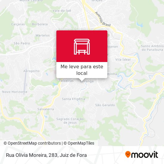 Rua Olívia Moreira, 283 mapa