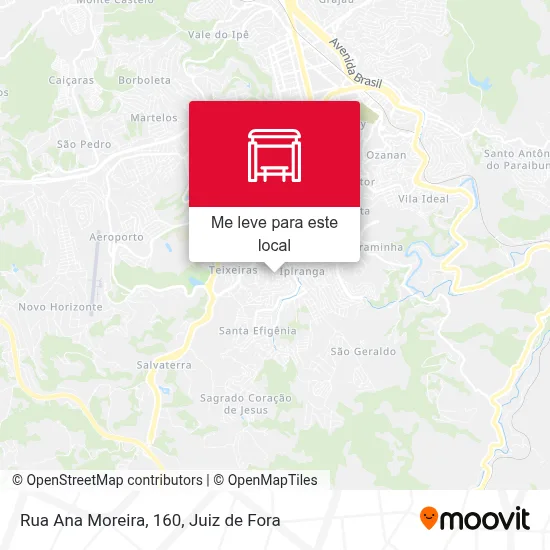 Rua Ana Moreira, 160 mapa