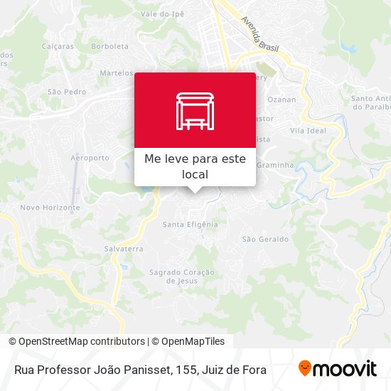 Rua Professor João Panisset, 155 mapa