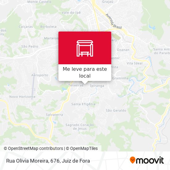 Rua Olívia Moreira, 676 mapa