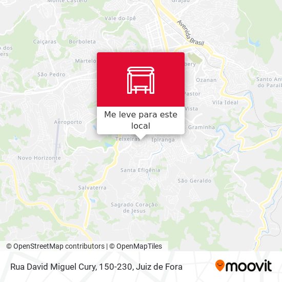 Rua David Miguel Cury, 150-230 mapa