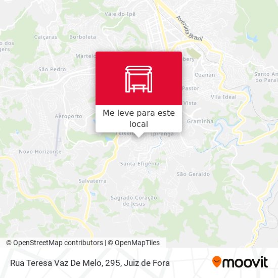 Rua Teresa Vaz De Melo, 295 mapa