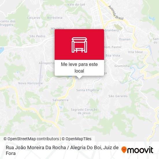 Rua João Moreira Da Rocha / Alegria Do Boi mapa