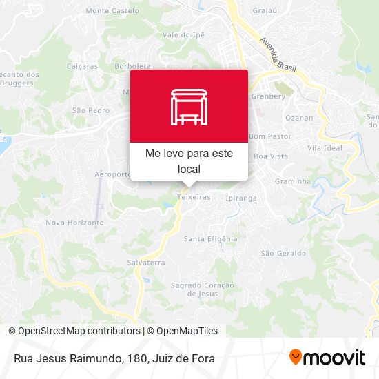 Rua Jesus Raimundo, 180 mapa