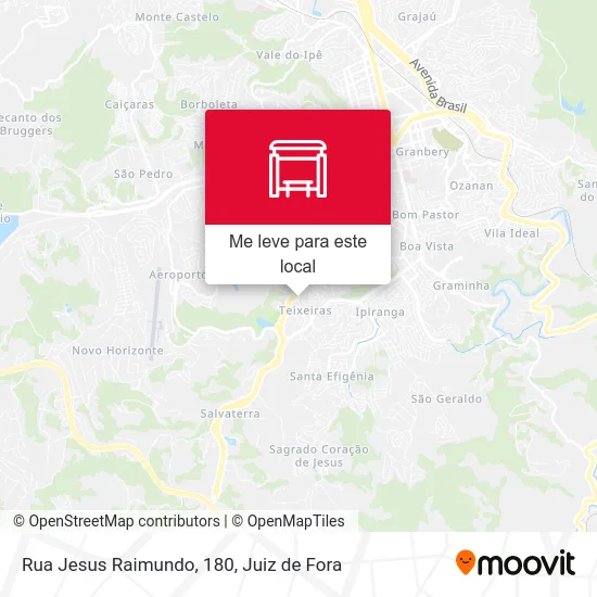 Rua Jesus Raimundo, 180 mapa