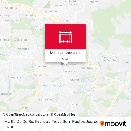 Av. Barão Do Rio Branco / Trevo Bom Pastor mapa