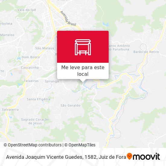 Avenida Joaquim Vicente Guedes, 1582 mapa
