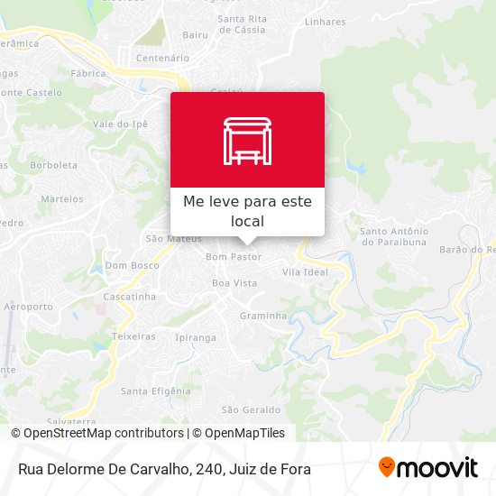 Rua Delorme De Carvalho, 240 mapa