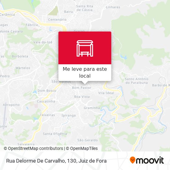 Rua Delorme De Carvalho, 130 mapa