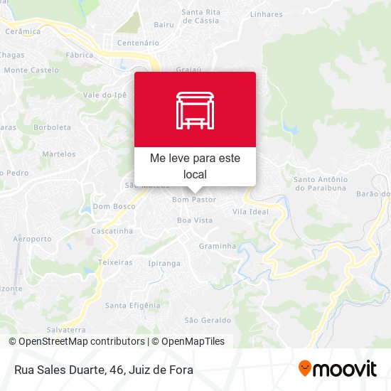 Rua Sales Duarte, 46 mapa