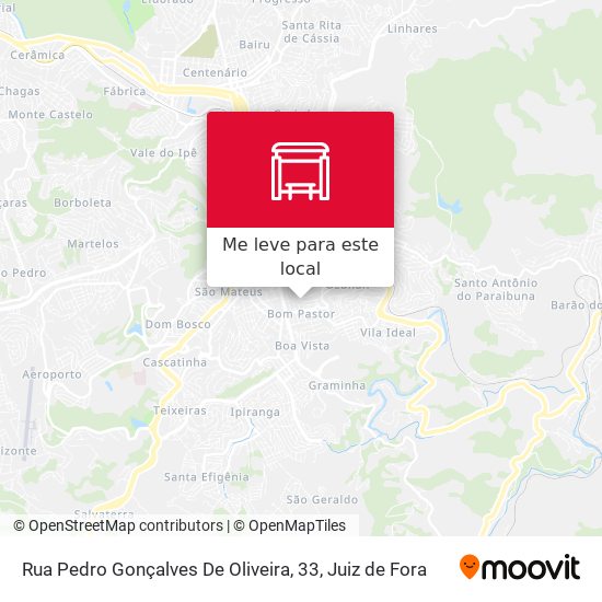 Rua Pedro Gonçalves De Oliveira, 33 mapa
