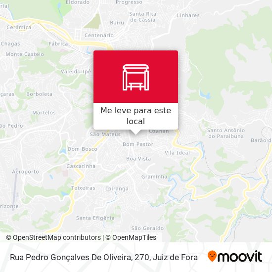 Rua Pedro Gonçalves De Oliveira, 270 mapa