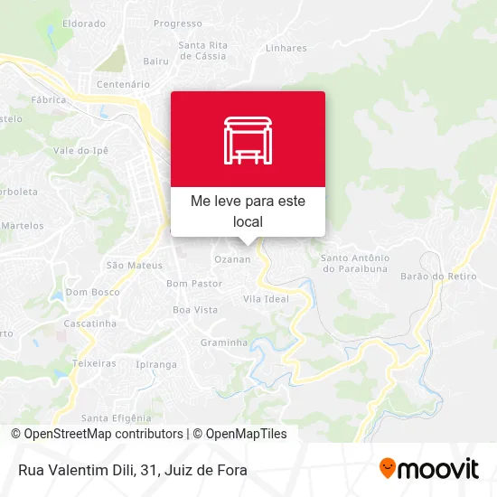 Rua Valentim Dili, 31 mapa