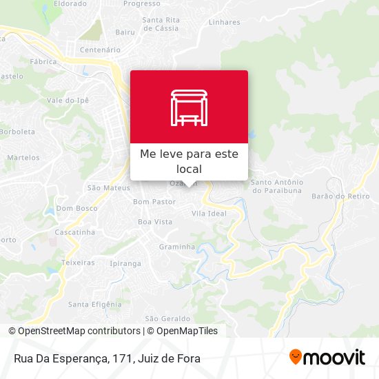 Rua Da Esperança, 171 mapa