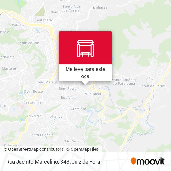 Rua Jacinto Marcelino, 343 mapa