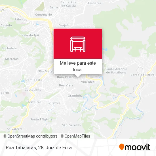 Rua Tabajaras, 28 mapa