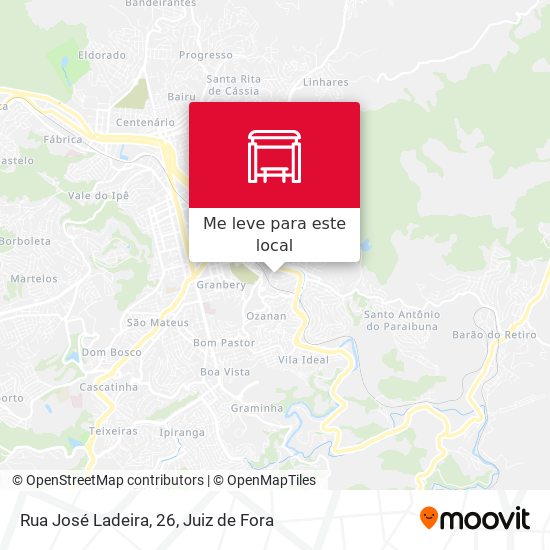 Rua José Ladeira, 26 mapa