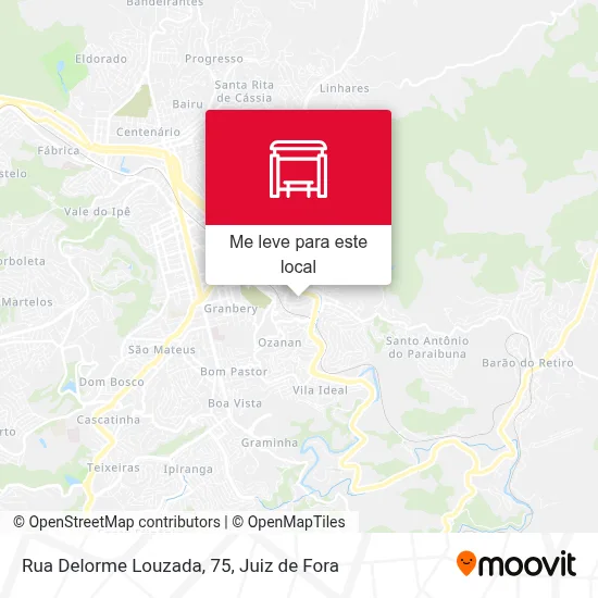 Rua Delorme Louzada, 75 mapa