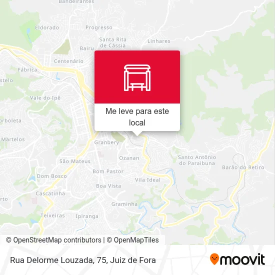 Rua Delorme Louzada, 75 mapa