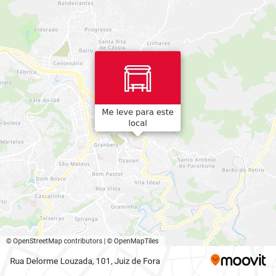 Rua Delorme Louzada, 101 mapa