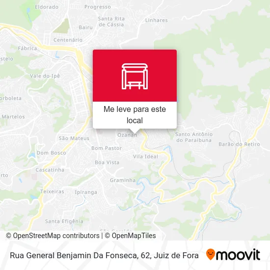 Rua General Benjamin Da Fonseca, 62 mapa