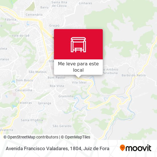 Avenida Francisco Valadares, 1804 mapa
