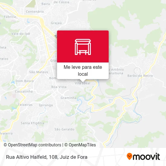 Rua Altivo Halfeld, 108 mapa
