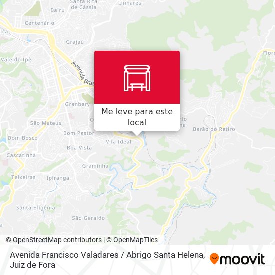 Avenida Francisco Valadares / Abrigo Santa Helena mapa