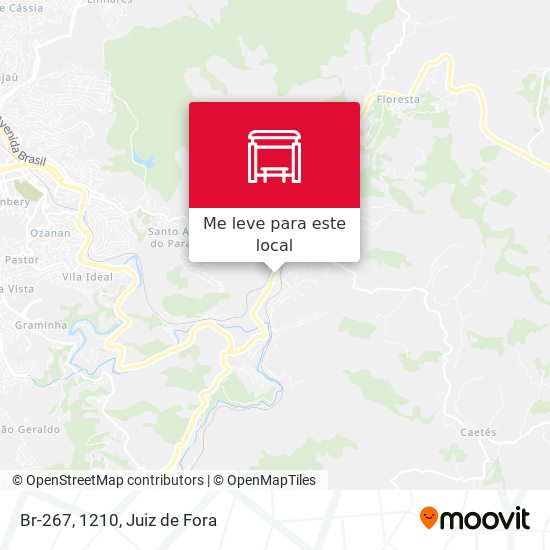 Br-267, 1210 mapa