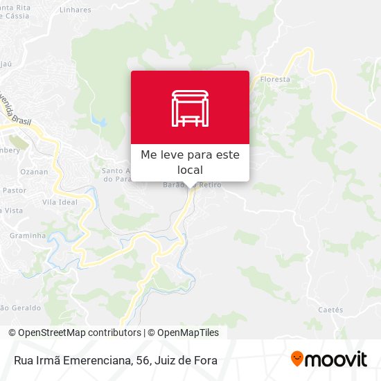 Rua Irmã Emerenciana, 56 mapa