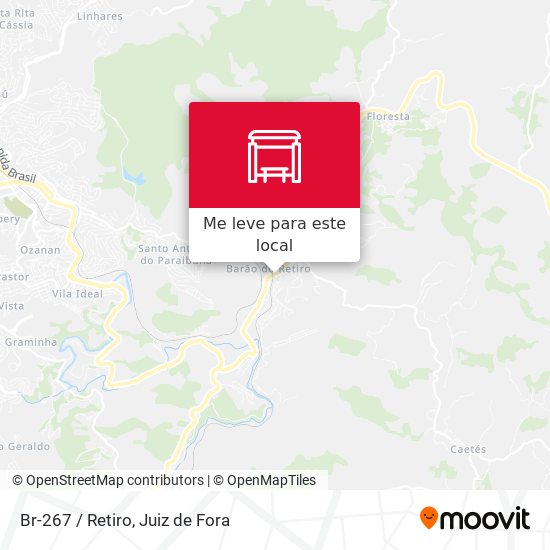 Br-267 / Retiro mapa