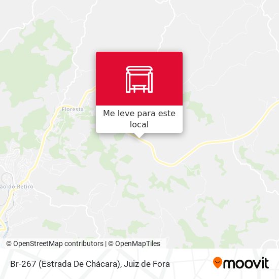 Br-267 (Estrada De Chácara) mapa