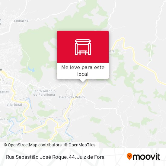 Rua Sebastião José Roque, 44 mapa