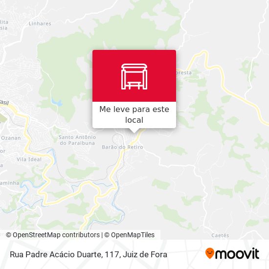 Rua Padre Acácio Duarte, 117 mapa